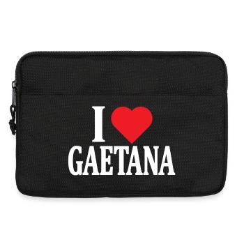 T-Shirt Ich liebe Gaetana T-Shirt Geschenkidee - Laptoptasche 13" - Schwarz - Vorne