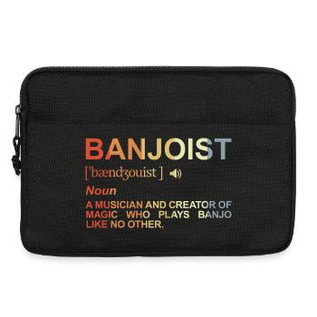 Dictionnaire banjoïste - Sacoche pour ordinateur portable 13 pouces - noir - Devant
