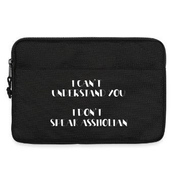 I can't understand you - Laptop bag 13" - black - Front