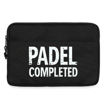 Padel Shirt Padel Complete Hoodie Design - Laptop bag 13" - black - Front