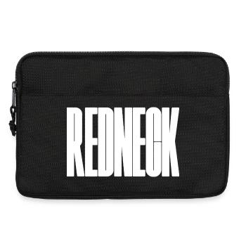 Redneck - großes, mutiges und lustiges typografisches Design - Laptoptasche 13" - Schwarz - Vorne
