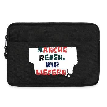 Talk &amp; Act! - Laptop bag 13" - black - Front
