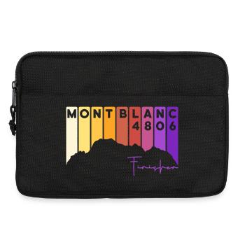 Mont Blanc Finisher Bergsteiger Chamonix Montblanc - Laptoptasche 13" - Schwarz - Vorne