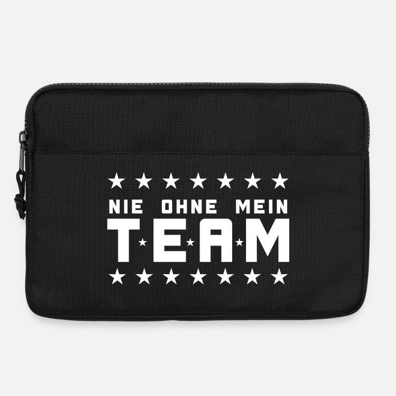 Mein Team - Laptoptasche 13" - Schwarz