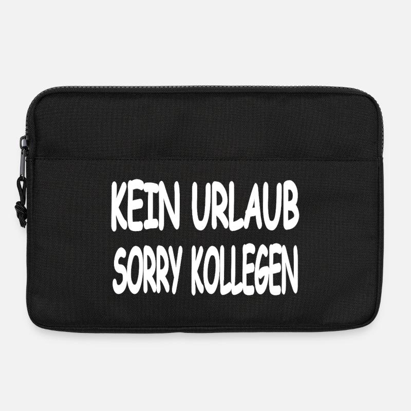 Urlaub - Laptoptasche 13" - Schwarz