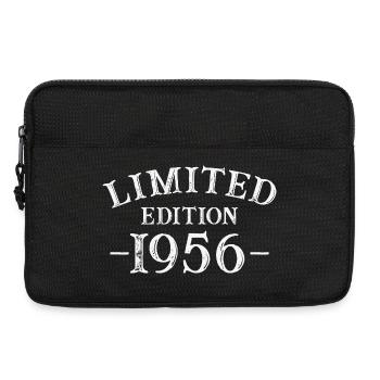 70 Jahre 1956 Vintage Retro Geburtstagsgeschenk - Laptoptasche 13" - Schwarz - Vorne