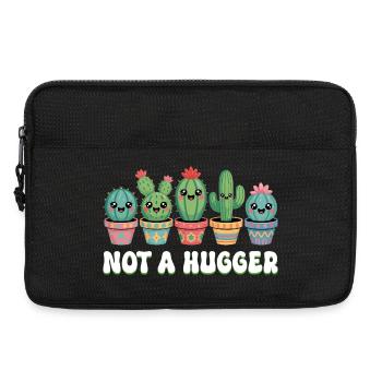 Hugger Plante Drôle Cactus Succulente - Sacoche pour ordinateur portable 13 pouces - noir - Devant