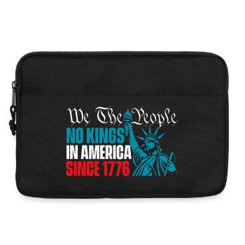 Wir, das Volk, keine Könige Amerika, patriotisch - Laptoptasche 13" - Schwarz - Vorne