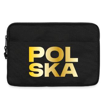 Polen Polska Gold Geschenk  - Laptoptasche 13" - Schwarz - Vorne