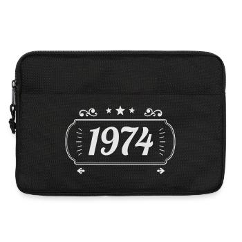 Vintage 1964 Retro-Jubiläum 1964 - Laptoptasche 13" - Schwarz - Vorne