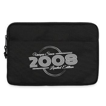 Einzigartiger 18 Geburtstag Jahrgang 2008 Retro - Laptoptasche 13" - Schwarz - Vorne