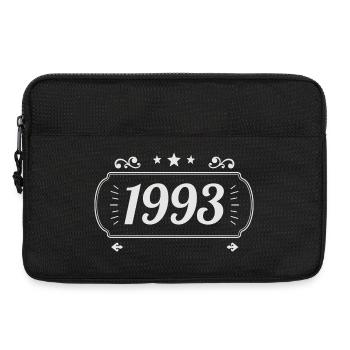 Vintage 1993 Retro Anniversary 1993 - Laptop bag 13" - black - Front