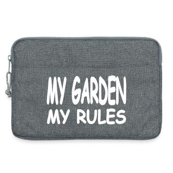 Jardin - Sacoche pour ordinateur portable 13 pouces - gris chiné - Devant