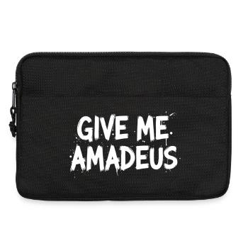 Gib Mir Amadeus - Laptoptasche 13" - Schwarz - Vorne