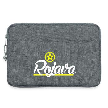 Rojava kurd - Laptop bag 13" - heather grey - Front