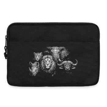 „Big Five“ - Laptoptasche 13" - Schwarz - Vorne