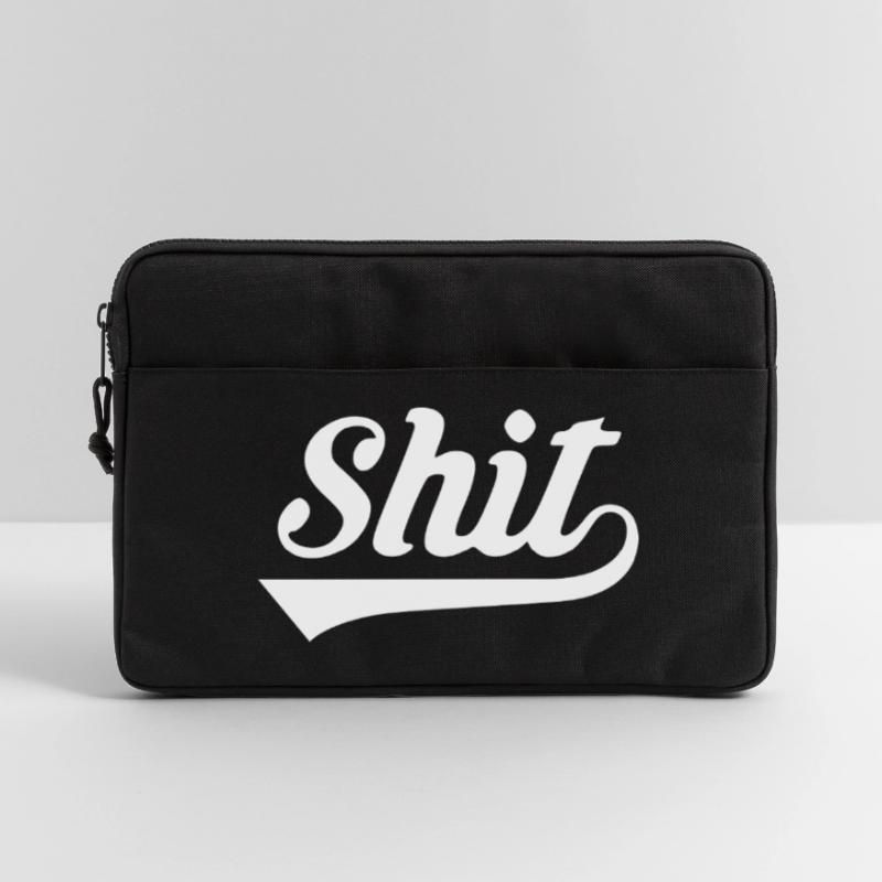 Shit Retro Script Laptop bag 13"