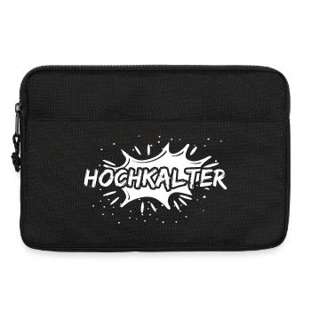 Geschenk für Hochkalter - Laptoptasche 13" - Schwarz - Vorne