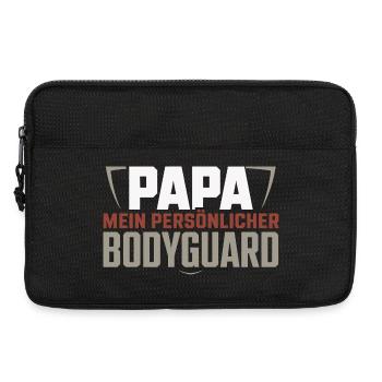 Vatertag Papa Humor Beschützer Vater - Laptoptasche 13" - Schwarz - Vorne