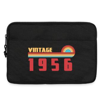 70 Jahre altes Schul-Tee Geboren 1956 - Laptoptasche 13" - Schwarz - Vorne
