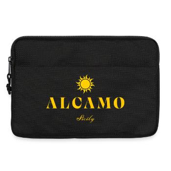 Alcamo Sizilien Sonnenlogo - Laptoptasche 13" - Schwarz - Vorne
