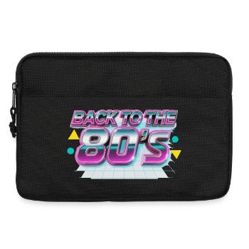 Retour au Neon Retro des années 80 - Sacoche pour ordinateur portable 13 pouces - noir - Devant