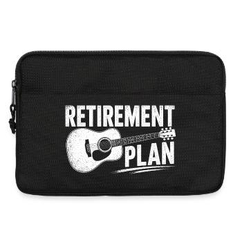 Retirement Plan Guitar - Laptop bag 13" - black - Front