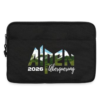 Alpen Überquerung 2026 - Wandern - Laptoptasche 13" - Schwarz - Vorne