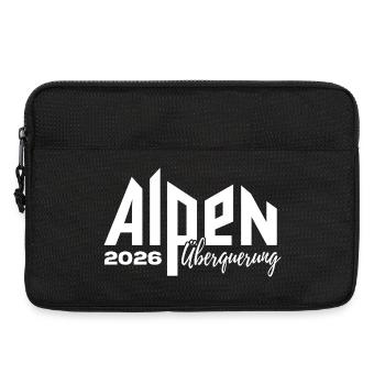 Alpen Überquerung 2026 - Wandern - Laptoptasche 13" - Schwarz - Vorne