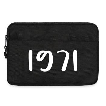 1971 Limited Edition 55th Birthday 1971 - Laptop bag 13" - black - Front