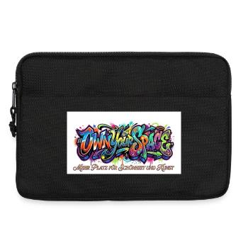 Eigener Raum Graffiti Kunst - Laptoptasche 13" - Schwarz - Vorne