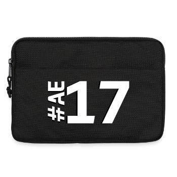 AE17 - Sacoche pour ordinateur portable 13 pouces - noir - Devant