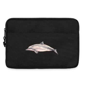 Sotalie - Tucuxi - River dolphin Pink dolphin - Laptop bag 13" - black - Front