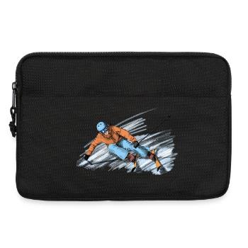 Skiing - Sacoche pour ordinateur portable 13 pouces - noir - Devant