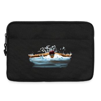 swimmer - Laptop bag 13" - black - Front