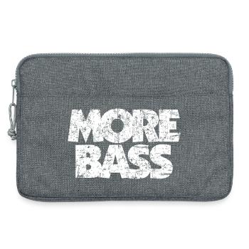 Plus de bass (vintage / blanc) bass player bass player - Sacoche pour ordinateur portable 13 pouces - gris chiné - Devant