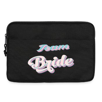 Team bride bachelorette party - Laptop bag 13" - black - Front