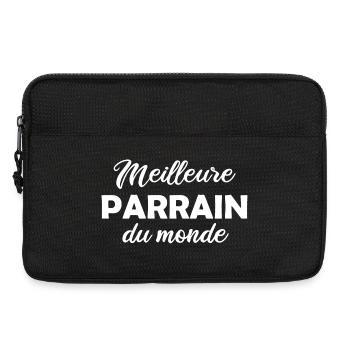Meilleur Parrain du Monde - Sacoche pour ordinateur portable 13 pouces - noir - Devant