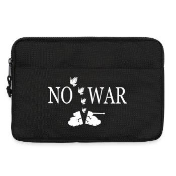 Pas de guerre - Sacoche pour ordinateur portable 13 pouces - noir - Devant