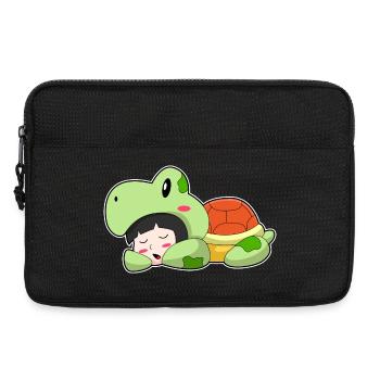 Costume de la Fille Tortue - Sacoche pour ordinateur portable 13 pouces - noir - Devant