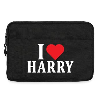 t-shirt I love Harry t-shirt gift idea - Laptop bag 13" - black - Front