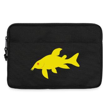 Corydoras rouges et jaunes - Sacoche pour ordinateur portable 13 pouces - noir - Devant