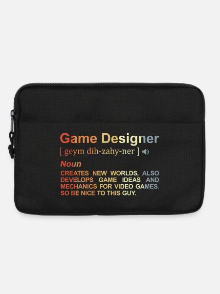 Game Designer Definition - Laptoptasche 13" - Schwarz