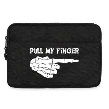 Blague mortelle (anglais) - Sacoche pour ordinateur portable 13 pouces - noir - Devant
