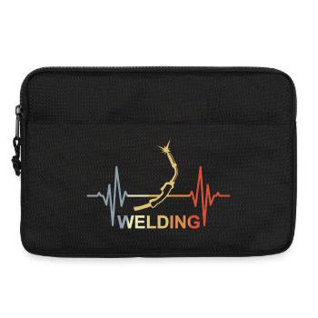 Ich liebe das Schweißen - Laptoptasche 13" - Schwarz - Vorne