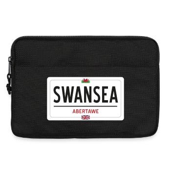 Swansea town sign - Laptop bag 13" - black - Front