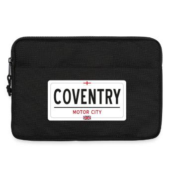 Ortsschild von Coventry - Laptoptasche 13" - Schwarz - Vorne