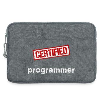 Programmierer - Laptoptasche 13" - Grau meliert - Vorne