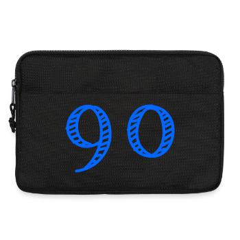 90. 90 ANS. 90e ANNIVERSAIRE. ANNIVERSAIRE 90 ANS. - Sacoche pour ordinateur portable 13 pouces - noir - Devant