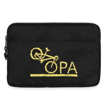 bester Opa Fahrrad Mountainbike Radeln Kritzeln - Laptoptasche 13" - Schwarz - Vorne